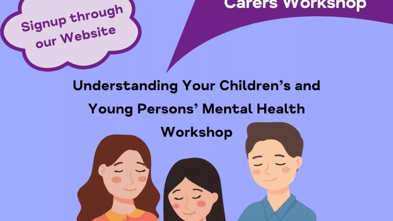 Workshop 8th May - Understanding Young Persons' Mental Health for parents - photo