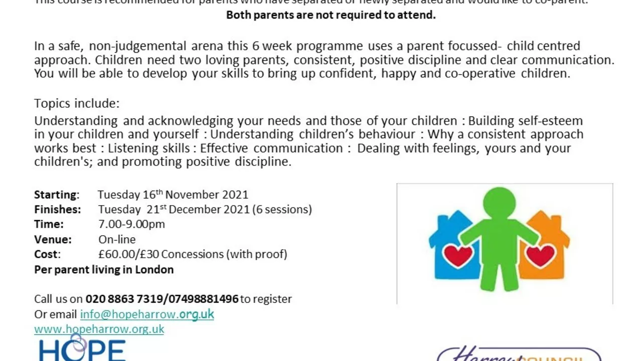 Online Parenting course for Separated Parents - photo
